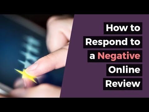 How to Respond to a Negative Online Review