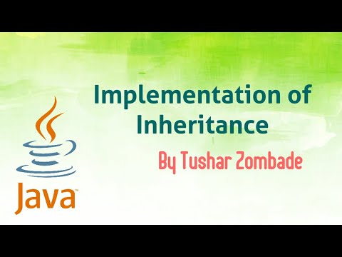 14.2 Inheritance - Implementing [learn Java]
