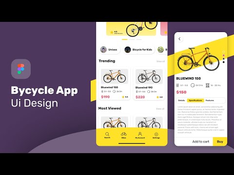 Bicycle Ecommerce App UI Design in Figma | Ui Nique