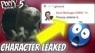 POPPY PLAYTIME CHAPTER 5 NEW UPCOMING CHARACTER LEAKED😱😱 - POPPY 5 NEWS- TRAILER TEASER - MOB GAMES