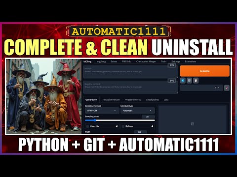 How to Uninstall Stable Diffusion Automatic1111
