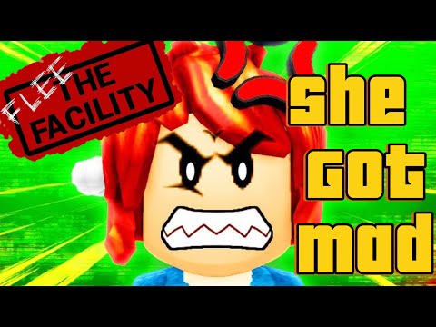 Angry targeter in Roblox Flee the Facility gets destroyed