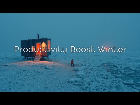 Cold Minimalist Workspace Music ~ Productivity for Winter Study & Focus