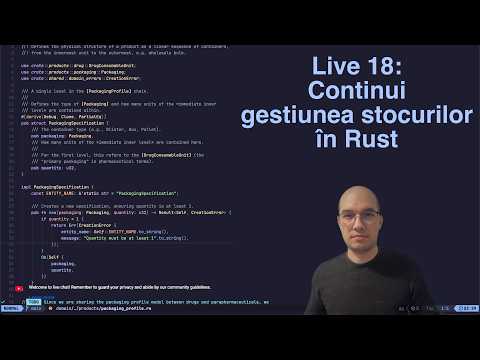 Live 18: Continui gestiunea stocurilor în Rust