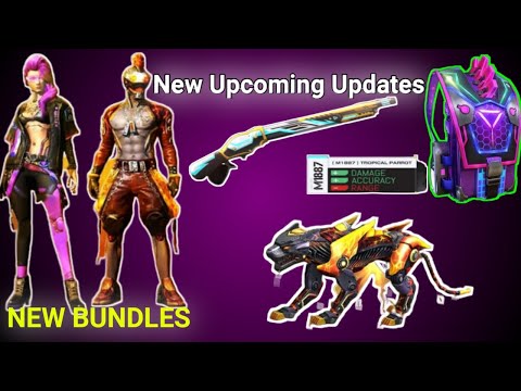 Free Fire Upcoming Updates | New Weapon Royal | New Bundles | New Panther Skin & more Full detail |