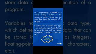 What are Variables in C Language? #cprogramming #clanguage #variablesinc #coding #reels #variableinc