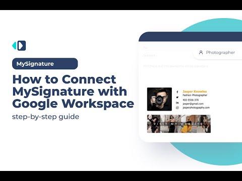 How to Connect MySignature with Google Workspace