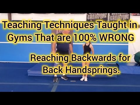 Techniques Taught that are 100% Wrong = Reach Backwards for Bk Hanpsprings