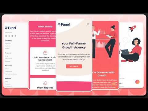 Build a Digital marketing agency landing page using HTML CSS JS