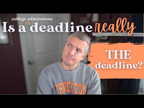 What colleges AREN'T telling you about college application deadlines #collegeadmissions