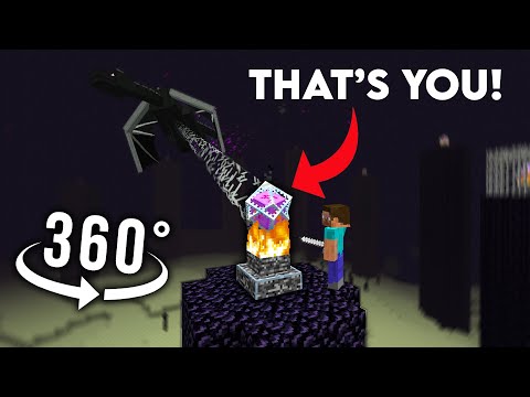 You're an End Crystal in Steves Minecraft World…