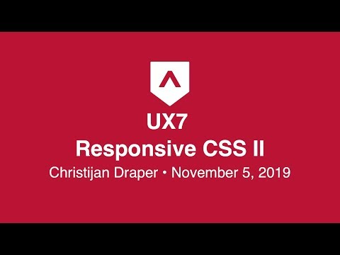 Responsive CSS II