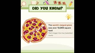 🍕 𝐃𝐢𝐝 𝐘𝐨𝐮 𝐊𝐧𝐨𝐰?