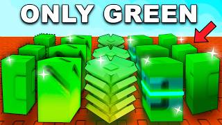 $0 To $1 Trillion Using ONLY GREEN Seeds in Grow a Garden