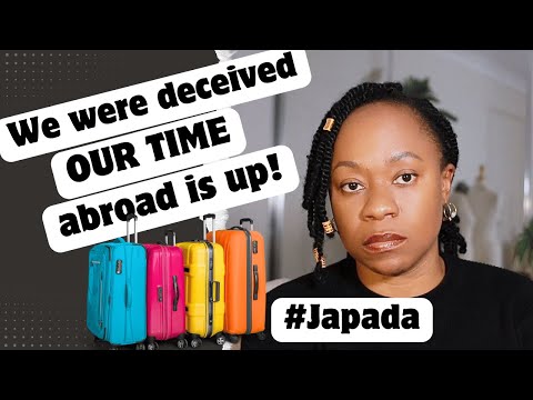 We did not meet A BETTER LIFE abroad. Returning to Nigeria! #Japada