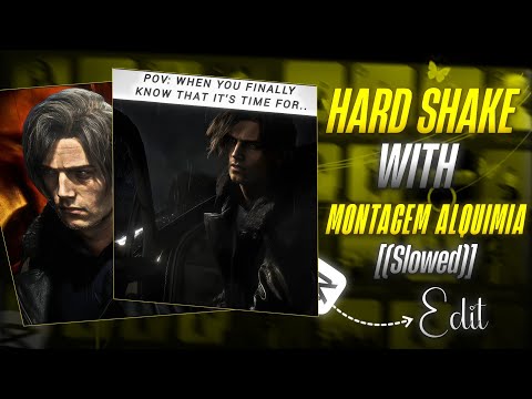 Hard Shake With Montagem Alquimia Funk (slowed) Edit Tutorial In Capcut | Edit With Anil 