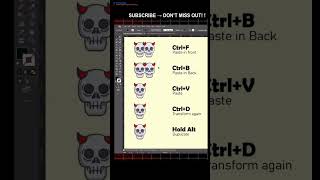 Subscribe 👍 Like ❤️ | Adobe Illustrator Tips & Shortcuts for Beginners #shorts #youtubeshorts