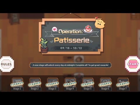 Operation: Patisserie mini game - Azur Lane