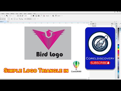 Design Simple Logo Triangle in Corel