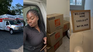 MOVING VLOG| Its Move In Dayyyy, Furniture Shopping, Organizing My Apartment & More