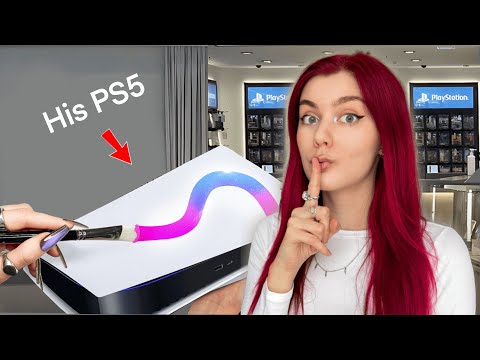 I SECRETLY bought and Customized PS5 for my BF| SHOCK!