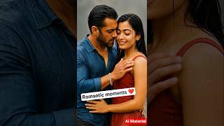 Romantic moments of rashmika Mandhanna and Salman khan #salmankhan #rashmikamandanna #bollywood