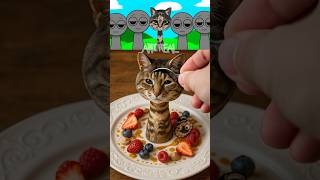 Incredibox Sprunki OC - OO EE AA Spinning Cat but Cake In Real Life!