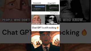 AI Math Battle: DeepSeek vs ChatGPT 💥🗿#funny #aishowdown #techhumor #shorts #aivsai #memes