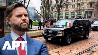 Booed at the Olympics! JD Vance’s Motorcade Flees Milan Amid Protests | APT