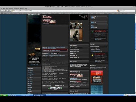 How to add Counter-Strike Source skins