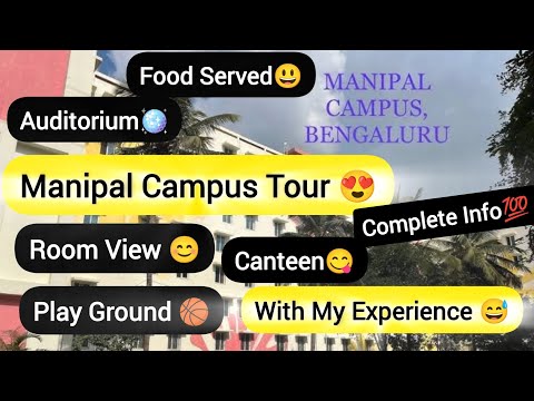 Manipal PGDBF Campus Tour| Room Canteen Playground Food Served Auditorium, How I spent time there 🤗