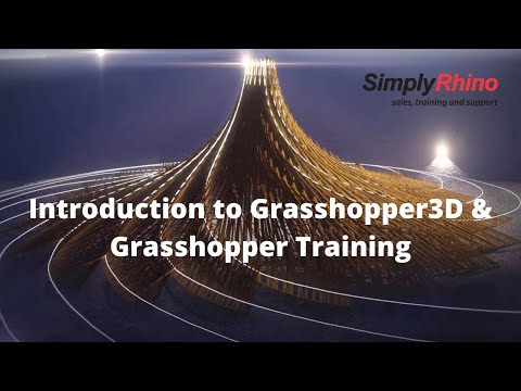 Introduction to Grasshopper3D and Grasshopper Training from Simply Rhino