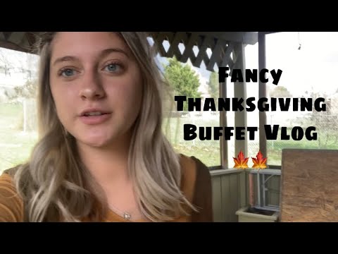 Buffet instead of Traditional Thanksgiving?|Thanksgiving Vlog 2019