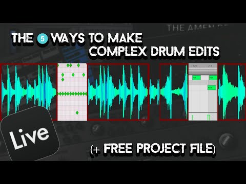 5 Best Ways To Make Complex Drum Edits - Ableton Live 12 - Eptiar