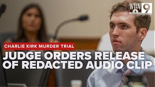 Judge orders release of redacted audio, transcript from closed Tyler Robinson hearing