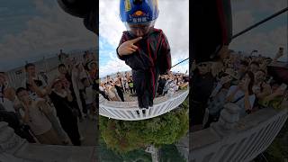 This boy made full use of his parachute #sortssorts