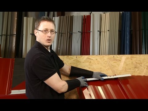 How to Install Endwall Trim: ABC SL-16® Metal Roofing System