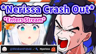 Fubuki Enters Nerissa's Stream at The Wrong Time 【Nerissa Ravencroft / HololiveEN】