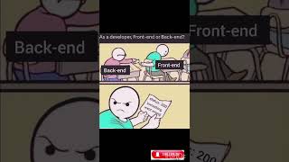 Front End vs Back End: The Final Showdown