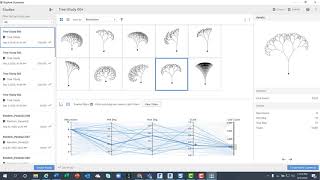 Recursive Tree Studies in Gen Design