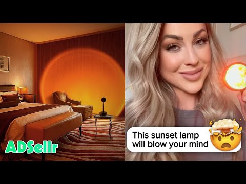 Sunset Lamp User Generated Content Example | Adsellr UGC Video Ads Service