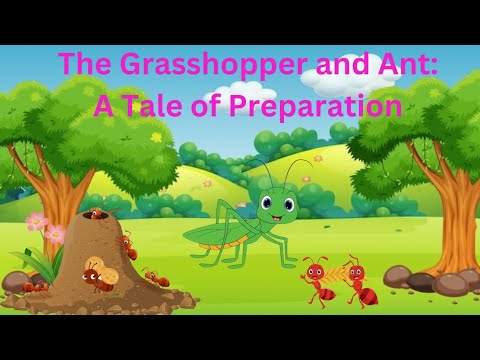 Ant and grasshopper story | grasshopper and ant story | story for kids | moral stories kids #anime