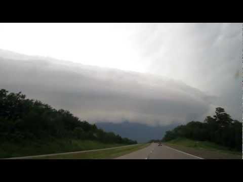 Shelf Cloud near Spooner, WI - July 1, 2011