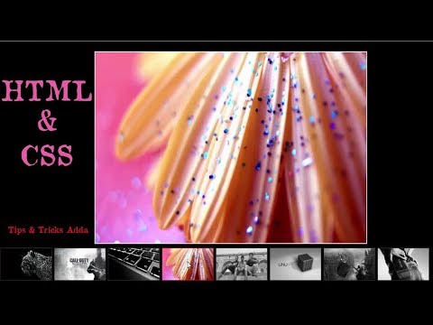 How To Create Gallery Using Only HTML & CSS