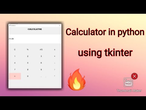 calculator  in python using tkinter with source code  | #python | #tkinter | Love Programming