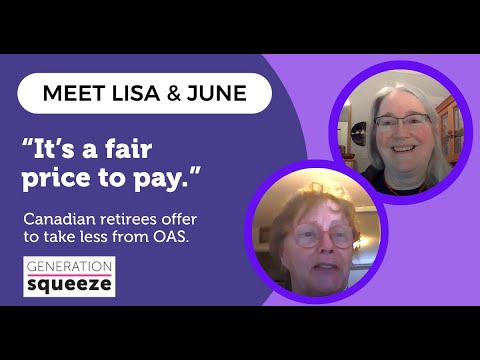 Canadians want to fix Old Age Security: Lisa Gordon and June Maynard speak out
