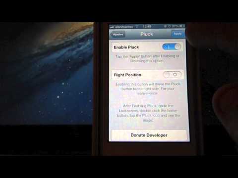 pluck accede a tu biblioteca musical sin desbloquear tu dispositivo iOS 6 ipod ipad iphone