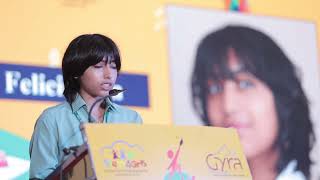 Felicitation by Ms. Raina Raphy, president of STEM4Girls