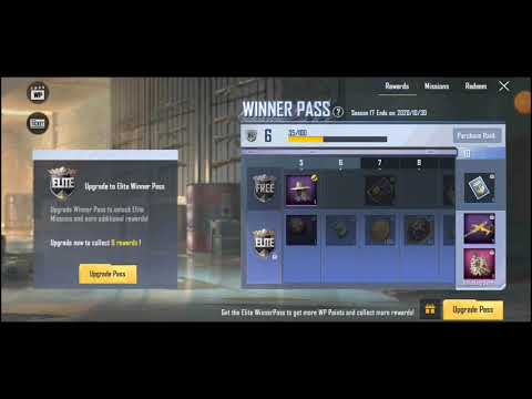 SEASON 08 1st WinnerPass 17 UPGRADED😱😱