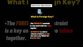 SQL interview questions for freshers | Foreign Key #shorts